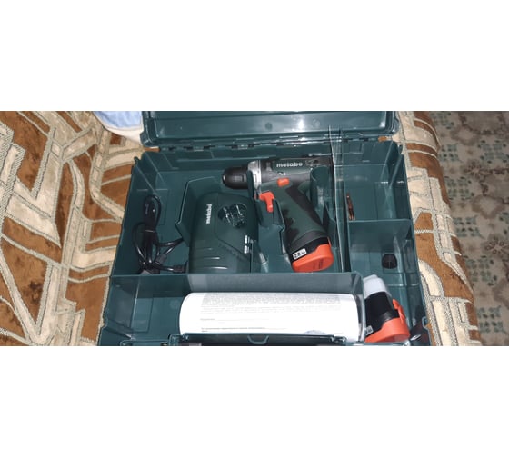 Аккумуляторный шуруповерт Metabo 12 V, кейс PowerMaxx BS 600080500 155