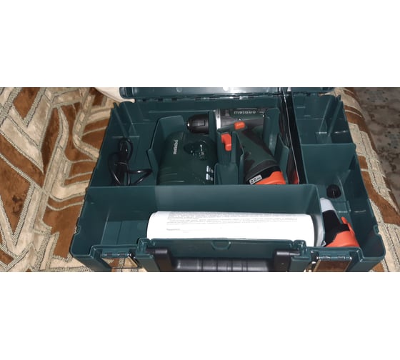 Аккумуляторный шуруповерт Metabo 12 V, кейс PowerMaxx BS 600080500 156