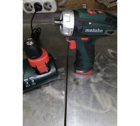 Аккумуляторный шуруповерт Metabo 12 V, кейс PowerMaxx BS 600080500 151