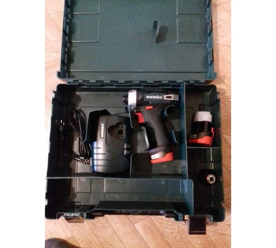 Аккумуляторный шуруповерт Metabo 12 V, кейс PowerMaxx BS 600080500 145