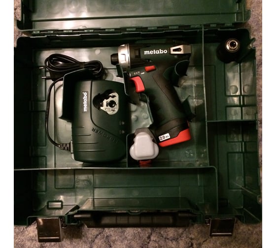 Аккумуляторный шуруповерт Metabo 12 V, кейс PowerMaxx BS 600080500 142