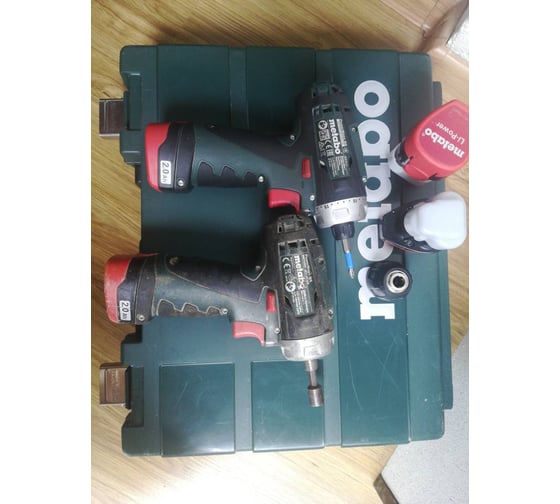 Аккумуляторный шуруповерт Metabo 12 V, кейс PowerMaxx BS 600080500 140