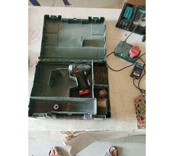 Аккумуляторный шуруповерт Metabo 12 V, кейс PowerMaxx BS 600080500 136