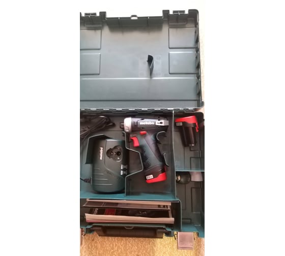 Аккумуляторный шуруповерт Metabo 12 V, кейс PowerMaxx BS 600080500 132
