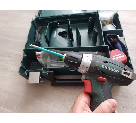 Аккумуляторный шуруповерт Metabo 12 V, кейс PowerMaxx BS 600080500 127