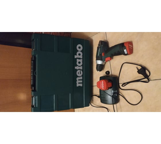 Аккумуляторный шуруповерт Metabo 12 V, кейс PowerMaxx BS 600080500 117