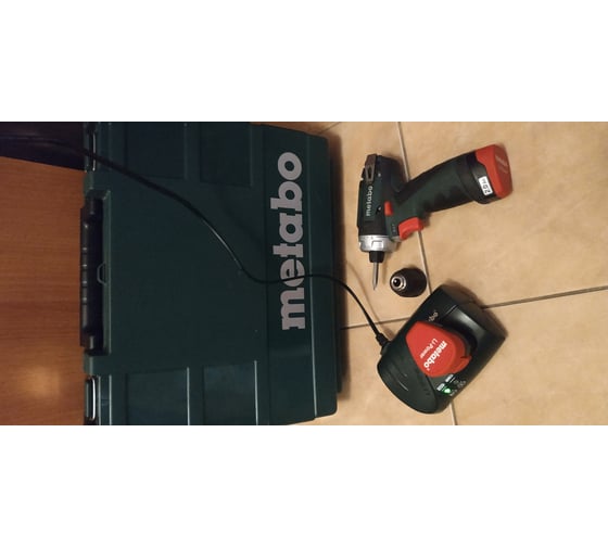 Аккумуляторный шуруповерт Metabo 12 V, кейс PowerMaxx BS 600080500 120