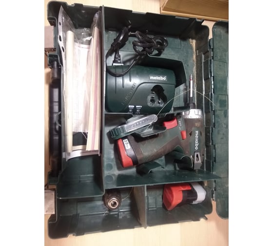 Аккумуляторный шуруповерт Metabo 12 V, кейс PowerMaxx BS 600080500 115
