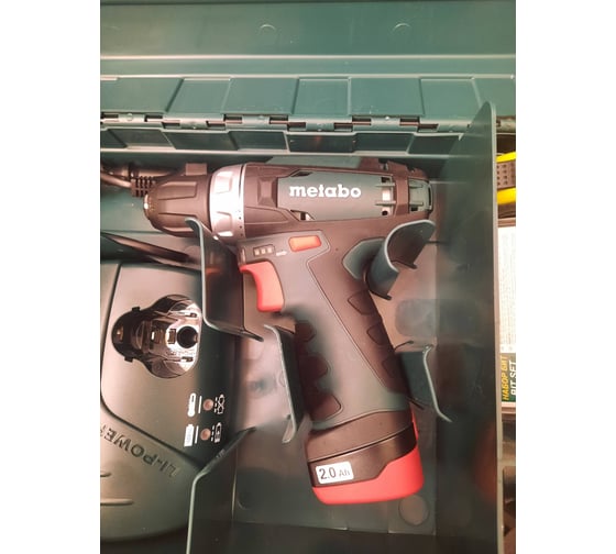 Аккумуляторный шуруповерт Metabo 12 V, кейс PowerMaxx BS 600080500 104