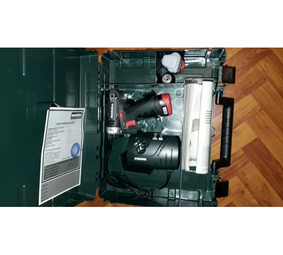 Аккумуляторный шуруповерт Metabo 12 V, кейс PowerMaxx BS 600080500 101