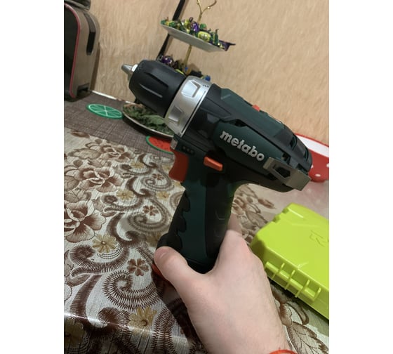 Аккумуляторный шуруповерт Metabo 12 V, кейс PowerMaxx BS 600080500 100