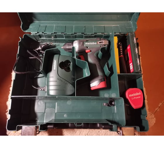 Аккумуляторный шуруповерт Metabo 12 V, кейс PowerMaxx BS 600080500 98