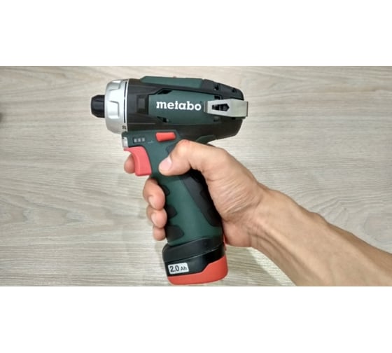 Аккумуляторный шуруповерт Metabo 12 V, кейс PowerMaxx BS 600080500 92