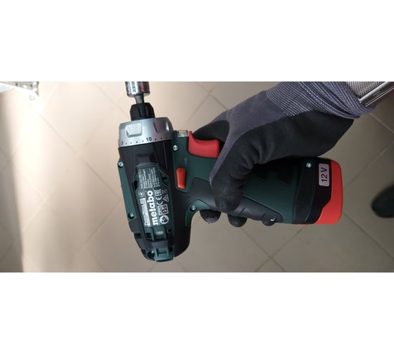 Аккумуляторный шуруповерт Metabo 12 V, кейс PowerMaxx BS 600080500 89