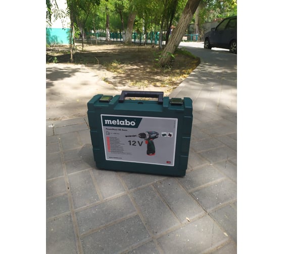 Аккумуляторный шуруповерт Metabo 12 V, кейс PowerMaxx BS 600080500 83