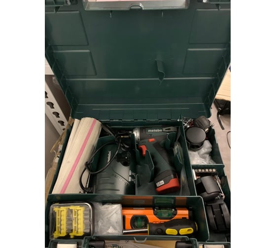 Аккумуляторный шуруповерт Metabo 12 V, кейс PowerMaxx BS 600080500 79