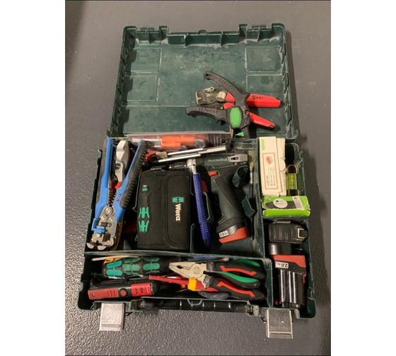 Аккумуляторный шуруповерт Metabo 12 V, кейс PowerMaxx BS 600080500 80