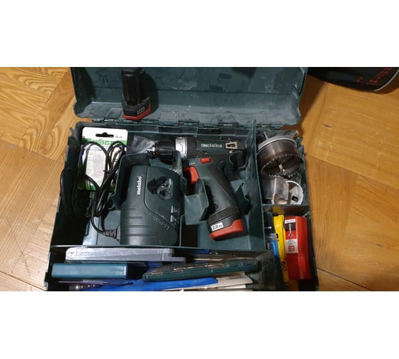 Аккумуляторный шуруповерт Metabo 12 V, кейс PowerMaxx BS 600080500 78