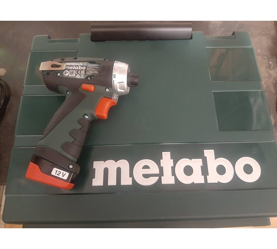 Аккумуляторный шуруповерт Metabo 12 V, кейс PowerMaxx BS 600080500 76