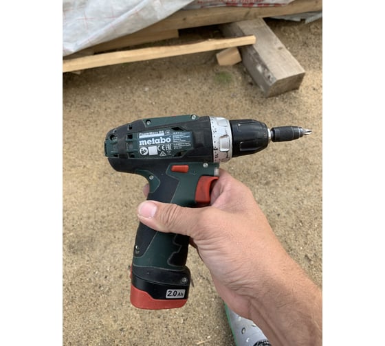 Аккумуляторный шуруповерт Metabo 12 V, кейс PowerMaxx BS 600080500 74