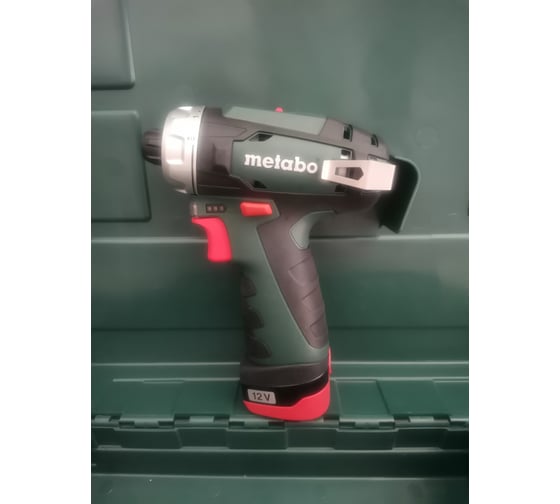 Аккумуляторный шуруповерт Metabo 12 V, кейс PowerMaxx BS 600080500 57