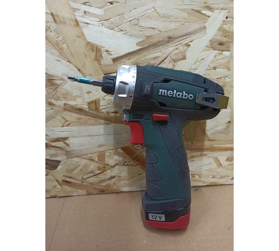 Аккумуляторный шуруповерт Metabo 12 V, кейс PowerMaxx BS 600080500 51