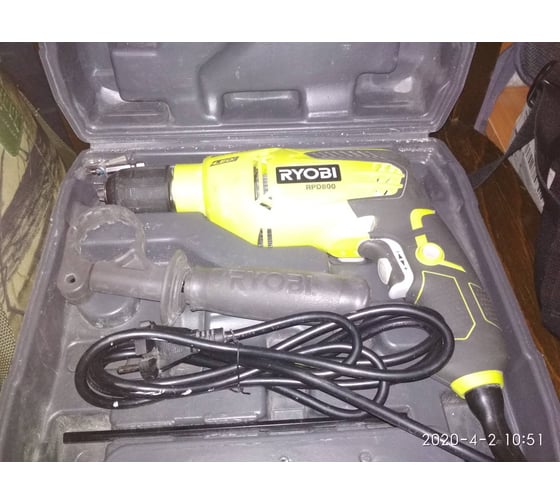 Ударная дрель Ryobi RPD800K 5133002018 16