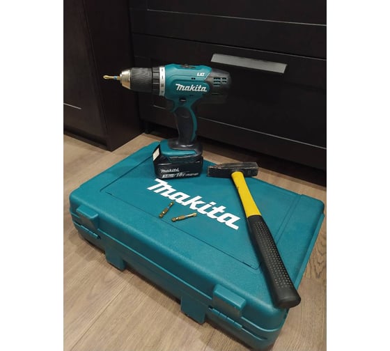 Аккумуляторная дрель-шуруповерт Makita LXT DDF453RFE - выгодная цена .