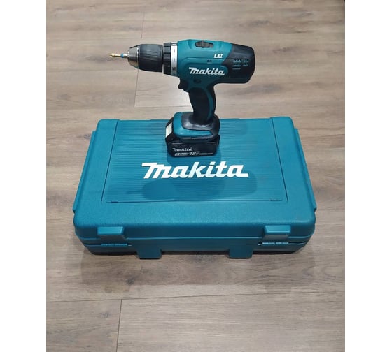 Аккумуляторная дрель-шуруповерт Makita LXT DDF453RFE - выгодная цена .