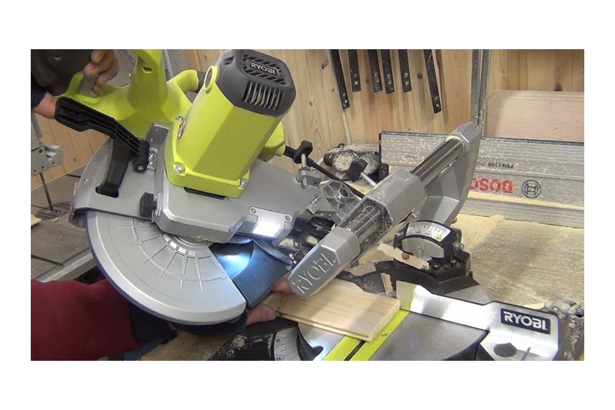 Торцовочная пила Ryobi EMS216L 5133001197 - выгодная цена, отзывы ...