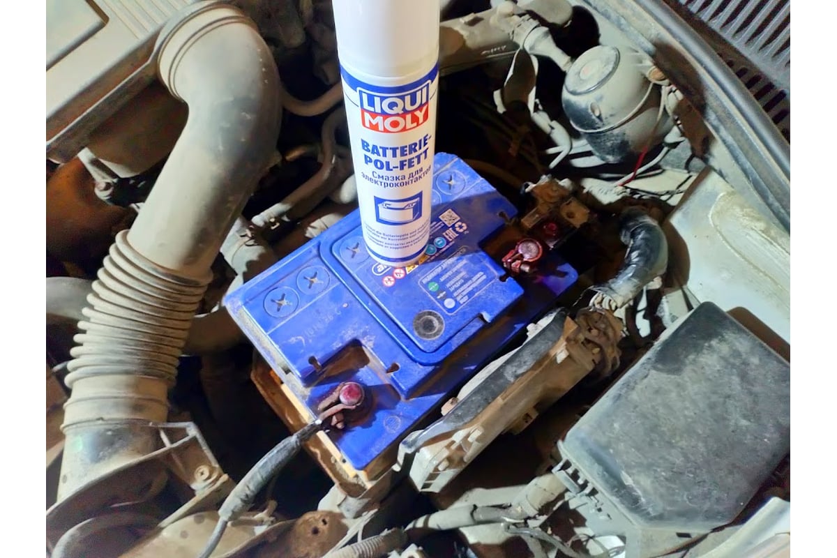 Смазка для электроконтактов 0,3кг LIQUI MOLY Batterie-Pol-Fett 8046 ...