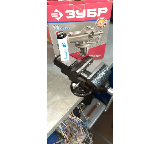 Поворотные тиски-мини с наковальней (для точных работ, 60 мм) Зубр ...