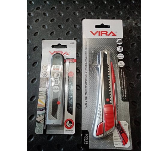 Нож в металлическом корпусе 18 мм Vira Auto-lock 831309 37