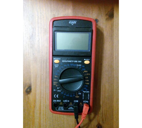Мультиметр Elitech ММ 300 - выгодная цена, отзывы, характеристики, 2 ...