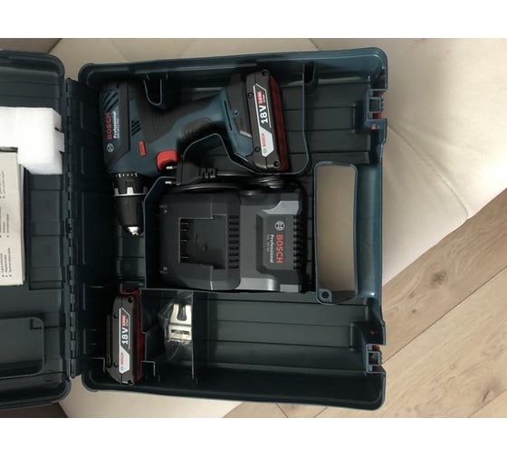 Дрель-шуруповерт Bosch GSR 18-2-LI Plus Professional 0615990H27 (с 2-мя АКБ, кейс)