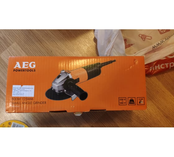 Угловая шлифмашина AEG WS 8-125 4935451402 21