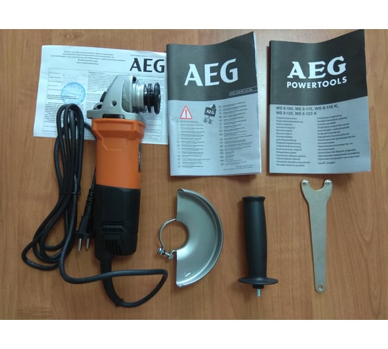 Угловая шлифмашина AEG WS 8-125 4935451402 10