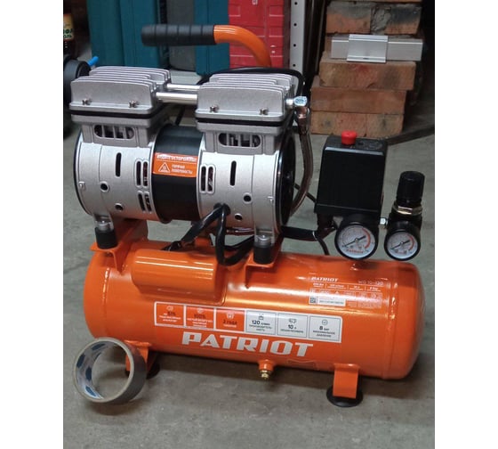 Безмасляный компрессор PATRIOT WO 10-120, поршневой, 525306370 30