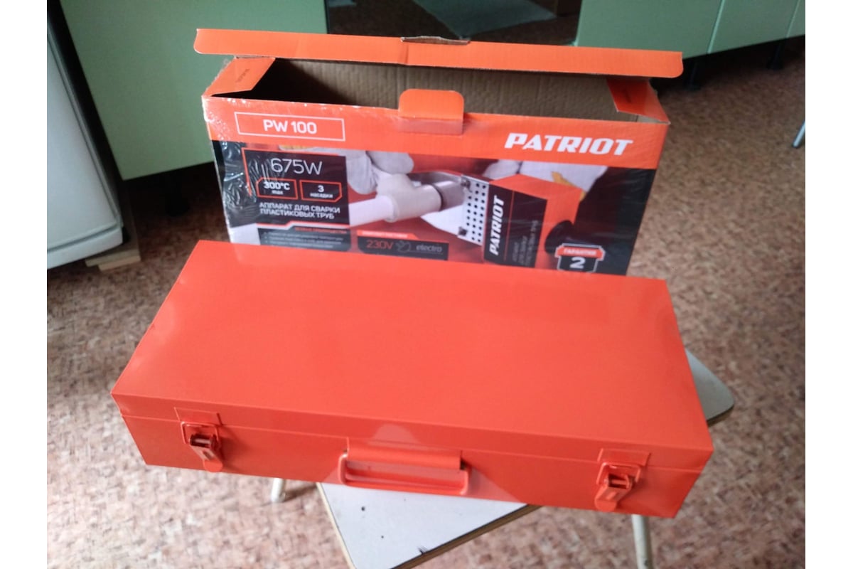Аппарат для сварки пластиковых труб Patriot PW 100 170302000 - выгодная ...