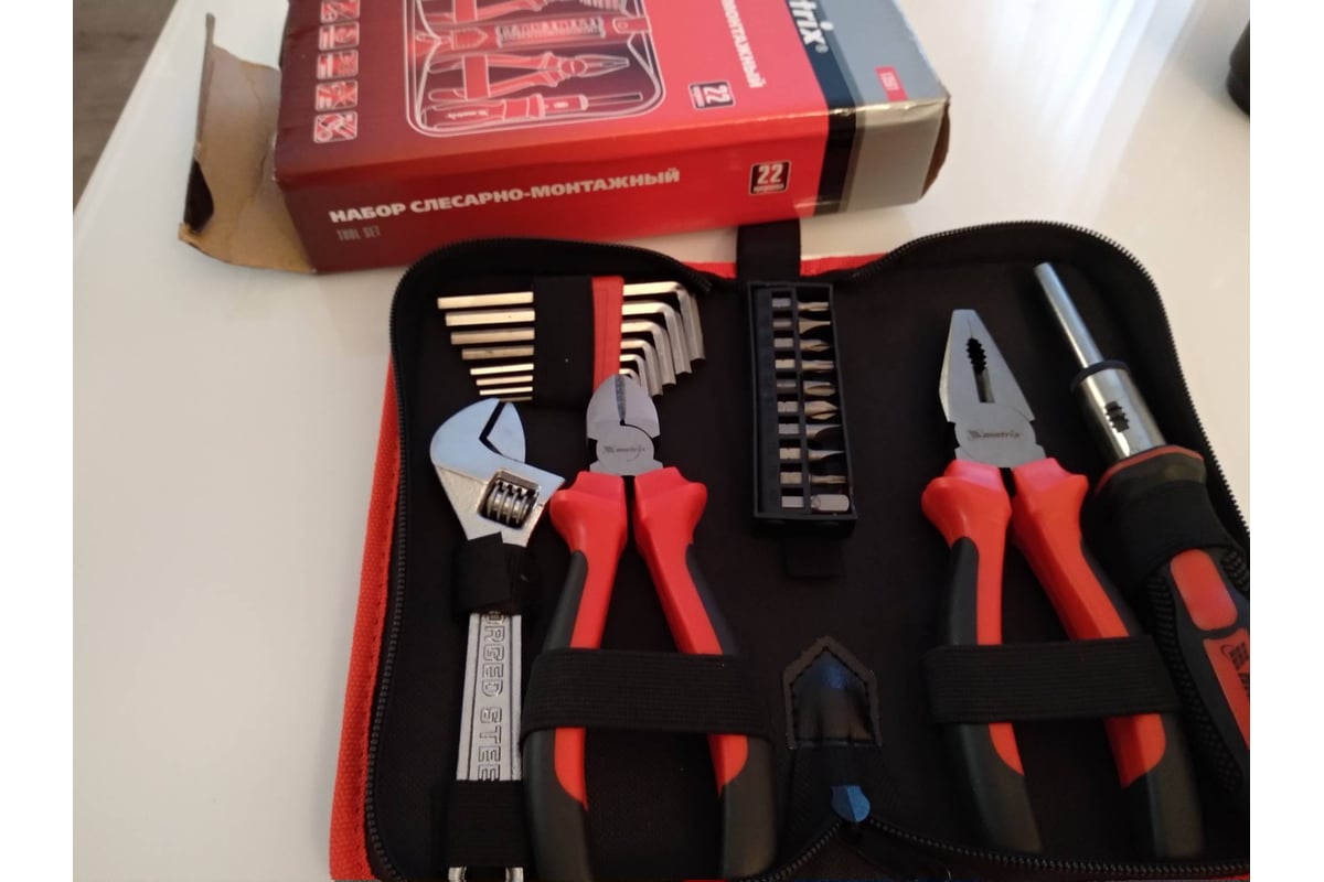 Слесарно-монтажный набор 22 пред. MATRIX 13561 - выгодная цена, отзывы ...