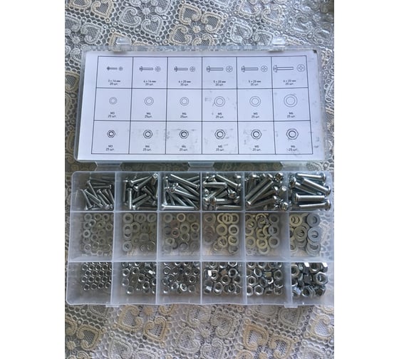 Набор винтов, гаек, шайб СИБРТЕХ 420 предметов 47617 - выгодная цена ...