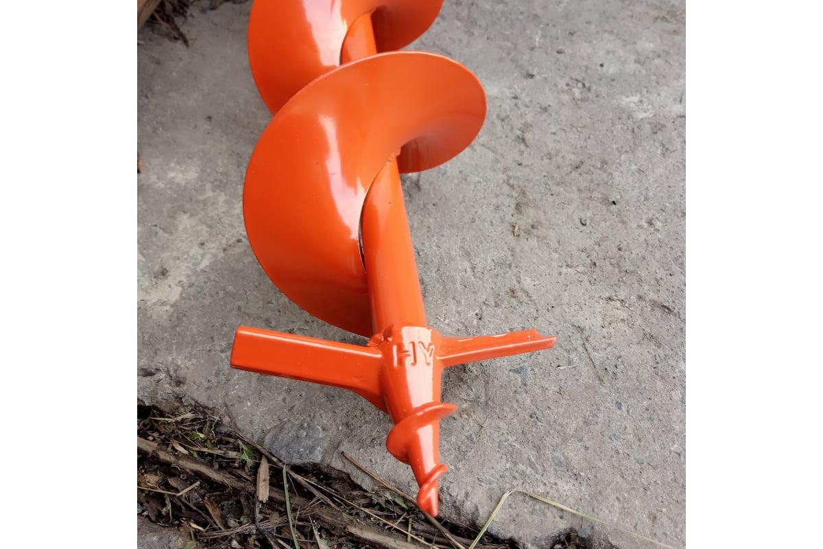 Шнек для грунта однозаходный GDB-150 (20 мм; 150 мм; 80 см) CARVER 01. ...