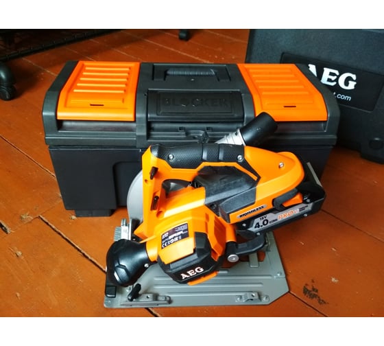 Аккумуляторная бесщеточная дисковая пила AEG BKS 18 BL-0 4935451537 15