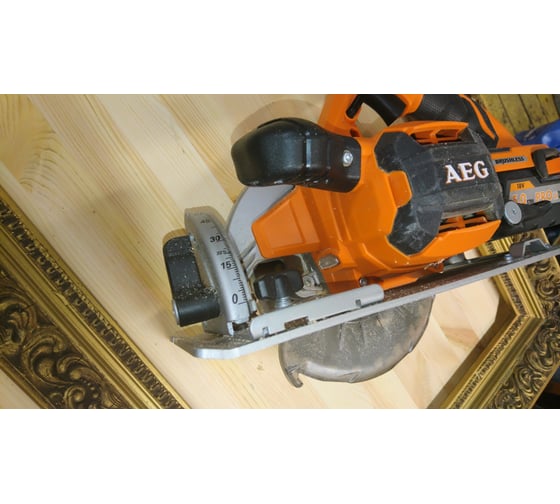 Аккумуляторная бесщеточная дисковая пила AEG BKS 18 BL-0 4935451537 13