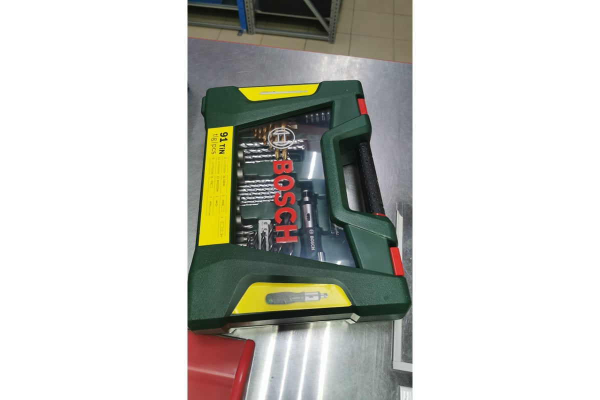 Набор принадлежностей V-line (91 шт.) Bosch 2607017195 - выгодная цена ...