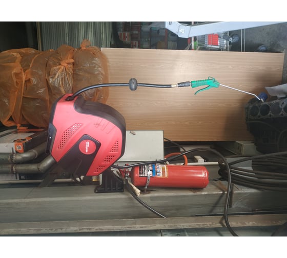 Шланг пневматический армированный PVC на катушке (15+1 м; 1/4; 20 бар ...