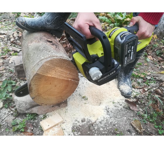 Бесщеточная аккумуляторная цепная пила Ryobi ONE+ OCS1830 5133002829 31