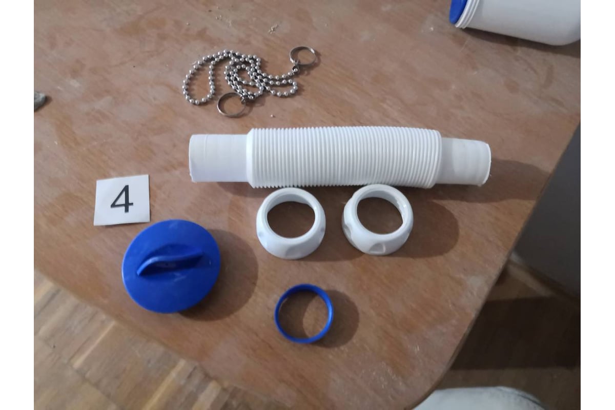 Отзывы о сифоне для ванны Unicorn регулируемый, плоский, 1.1/2\"х40 ...