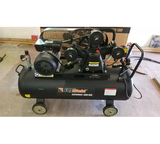 Ременной компрессор Foxweld AEROMAX 480/100 5887 31