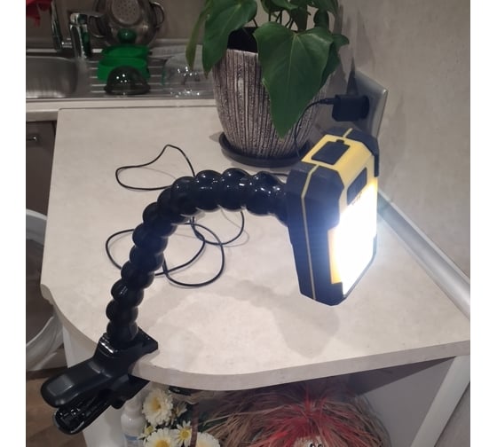 Рабочий фонарь ЭРА RA-801 Практик 15Вт COB, powerbank 6Ач, магнит, крючок, 3 режима Б0027824 25